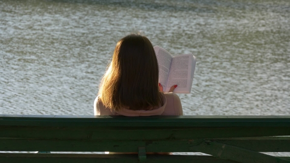 Reading on a Background of Water