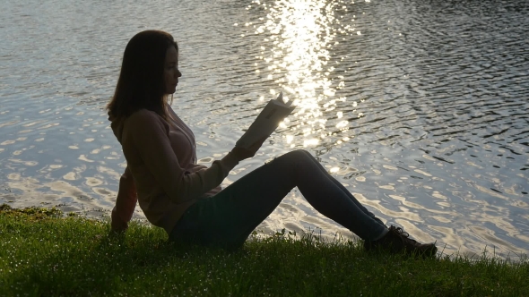Evening Reading in the Park