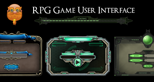 RPG Game User Interface (GUI)