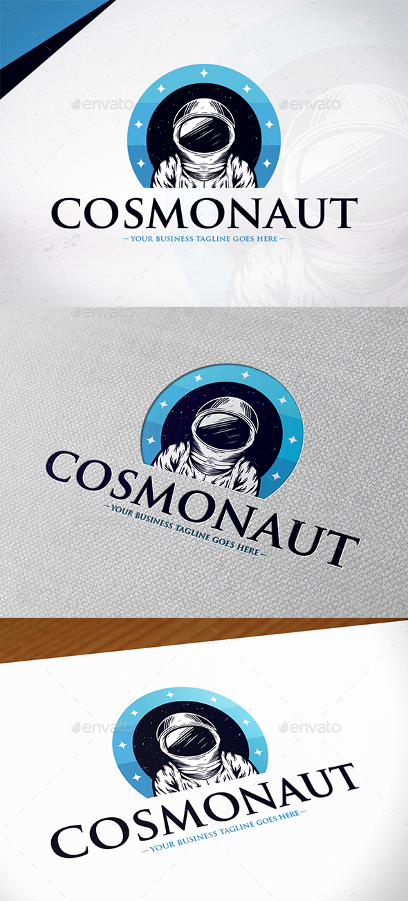 Cosmonaut Logo Template - Humans Logo Templates