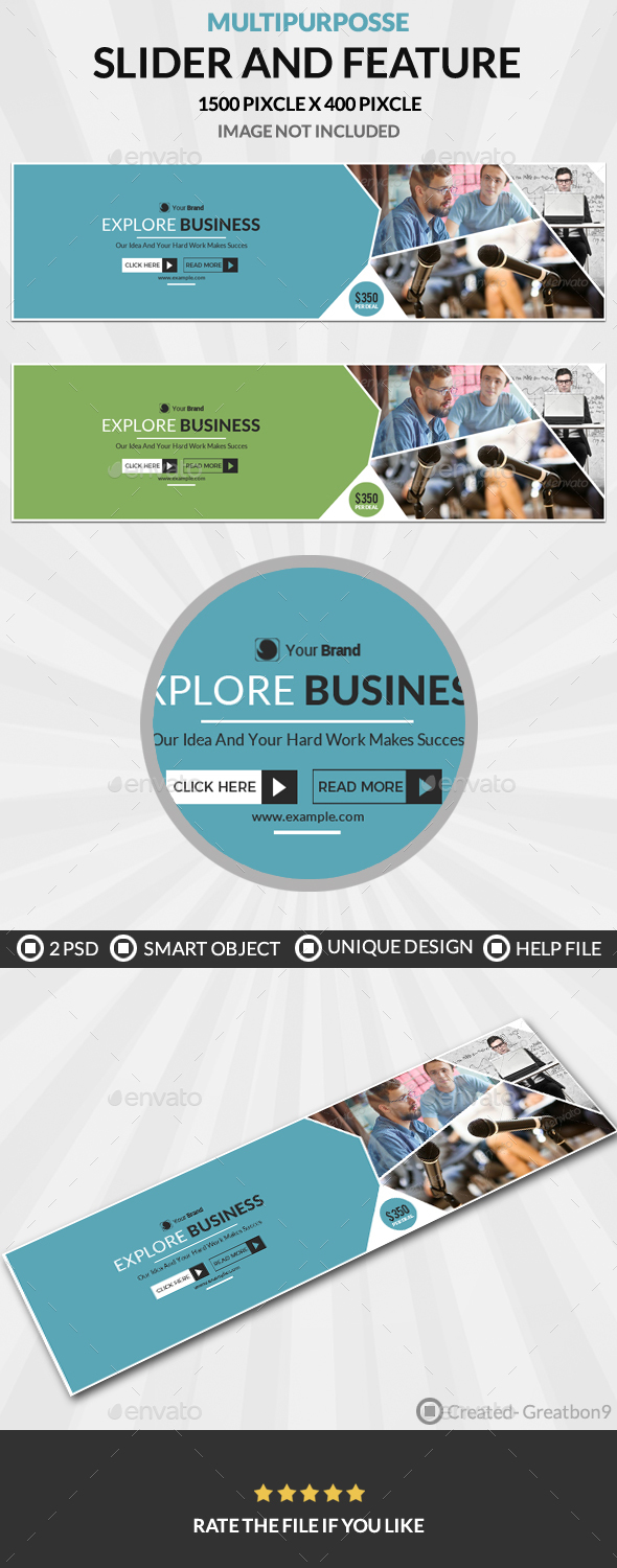 Sliders - Sliders & Features Web Elements