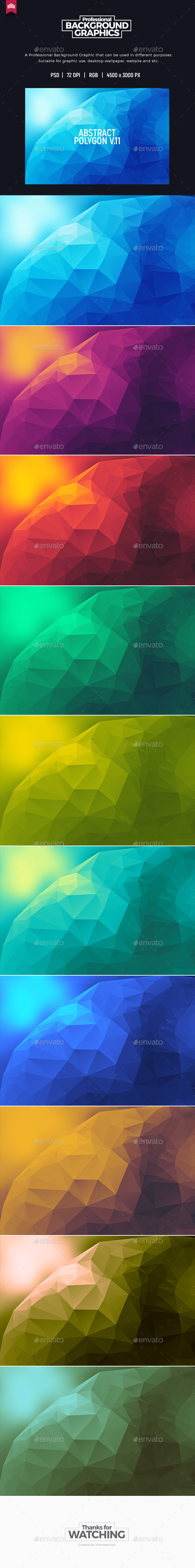 Abstract Polygon V.11 - Background