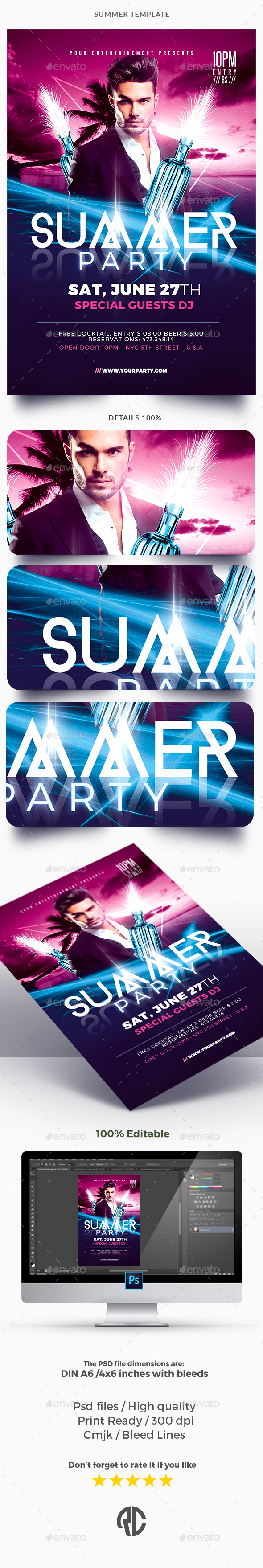 Summer Party | Flyer Template