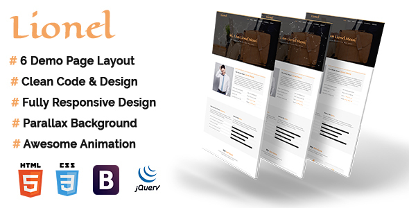 Lionel - Personal - ThemeForest 19902770