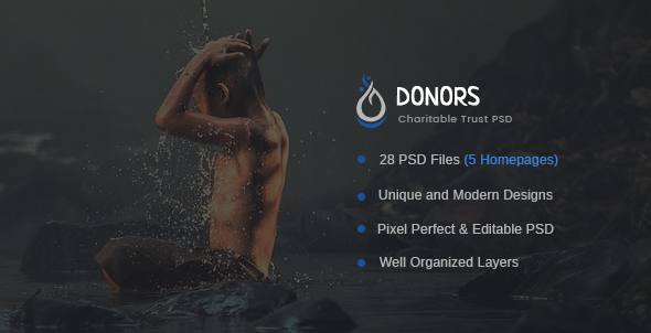 Donors - Multipurpose - ThemeForest 19828932