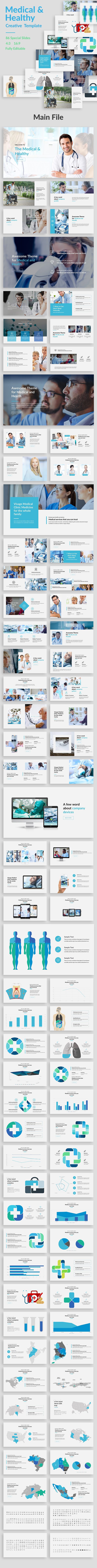 Medical and Healthy Powerpoint Template - PowerPoint Templates Presentation Templates