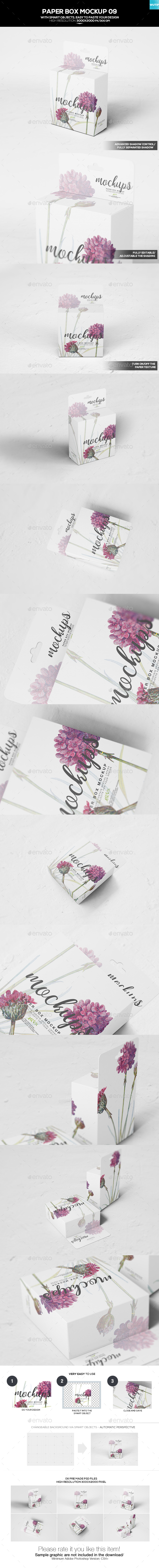 Paper Box Mockup 09 - Miscellaneous Packaging