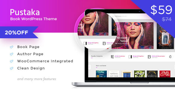 Pustaka - WooCommerce Theme For Book Store - WooCommerce eCommerce