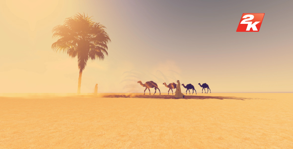Desert and Camels