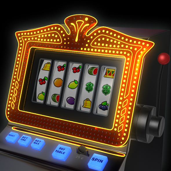 Slot Machine animated - 3Docean 75494