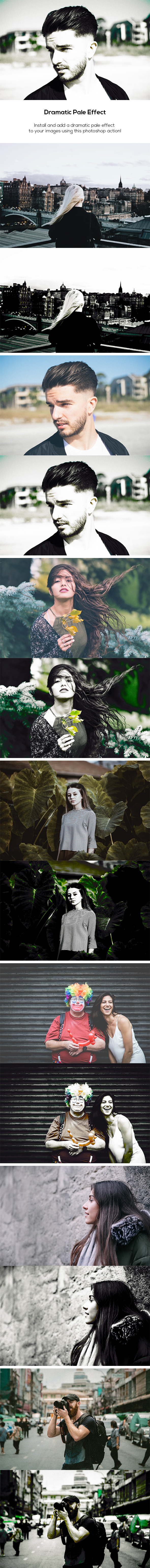 Dramatic Pale Effect - Photo Effects Actions