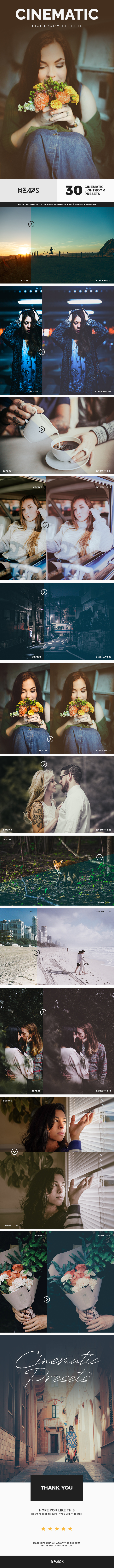 30 Cinematic (Film Look) Lightroom Presets - Cinematic Lightroom Presets