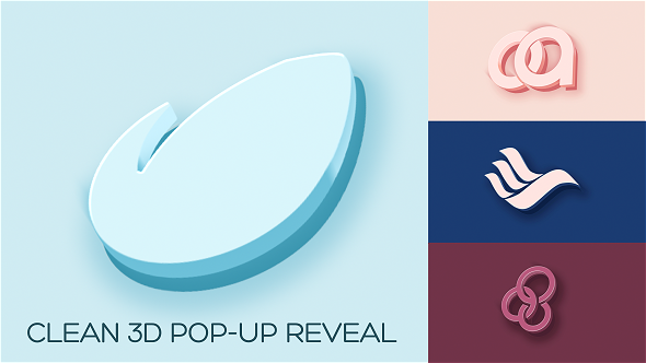 Clean 3D Pop-Up - VideoHive 20020563