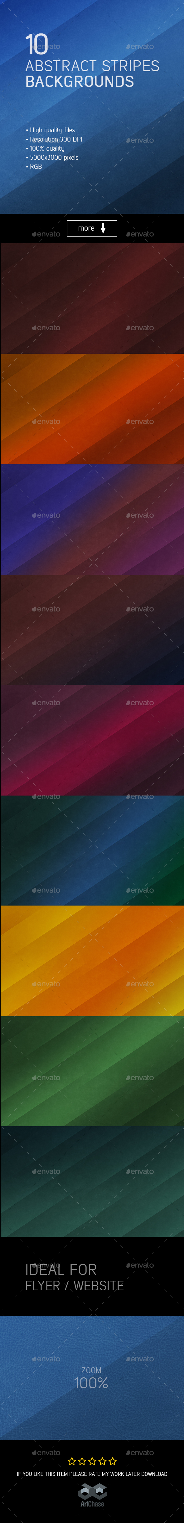 10 Abstract Stripes Background - Abstract Backgrounds