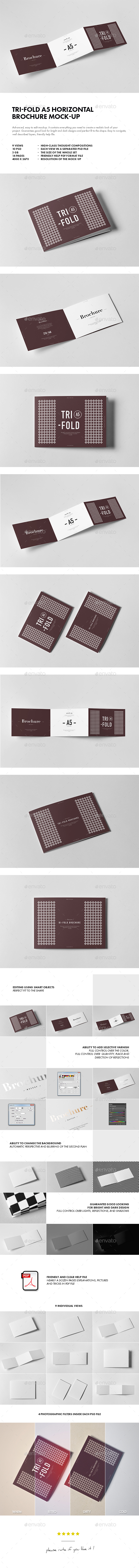 Tri-Fold A5 Horizontal Brochure 2 - Brochures Print