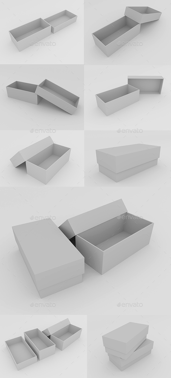 Boxes - Objects 3D Renders