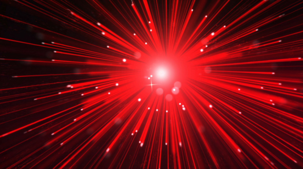 Red Particles Line Radiation Background