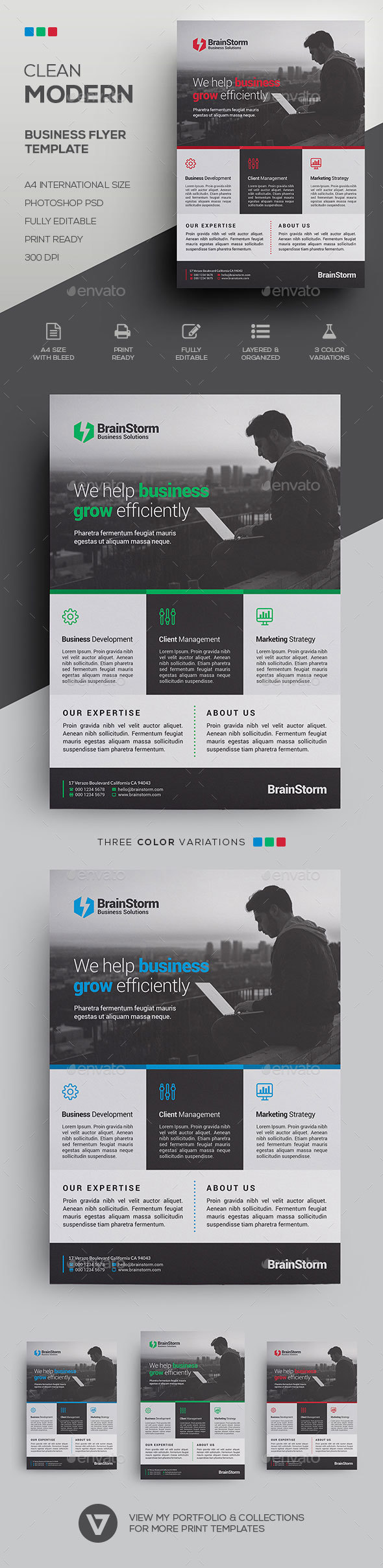 Corporate Business Flyer Template - Corporate Flyers