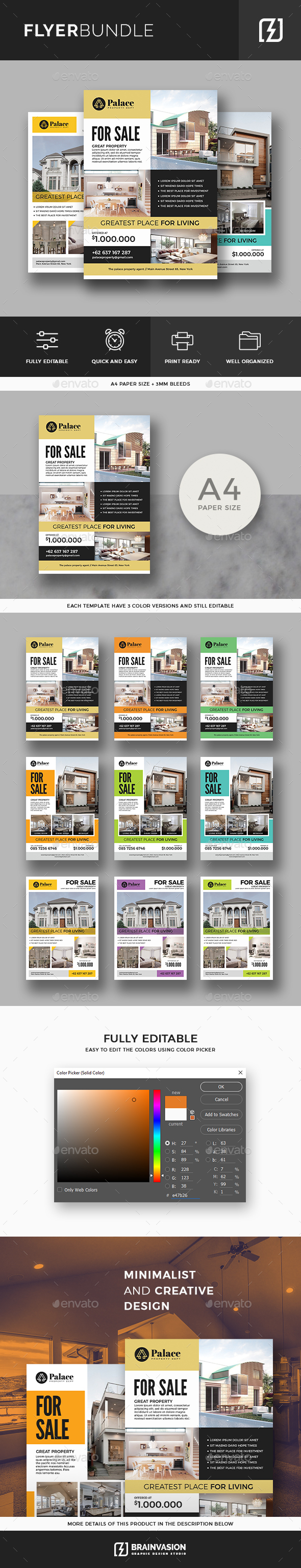 Real Estate Flyer Bundle - Corporate Flyers