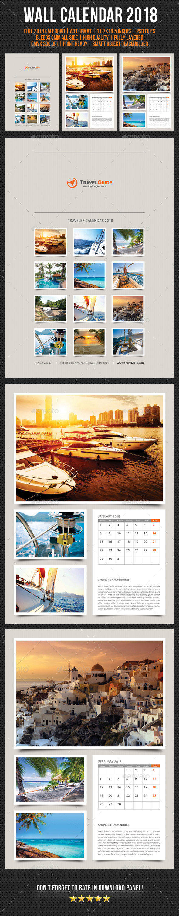 Wall Calendar 2018 V20