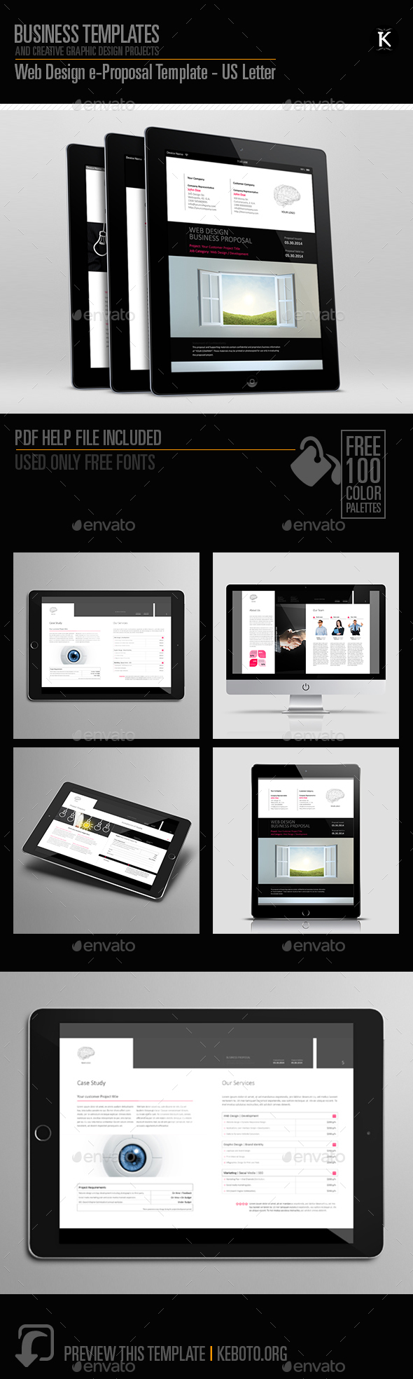 Web Design e-Proposal Template US Letter Web Design e-Proposal Template US Letter