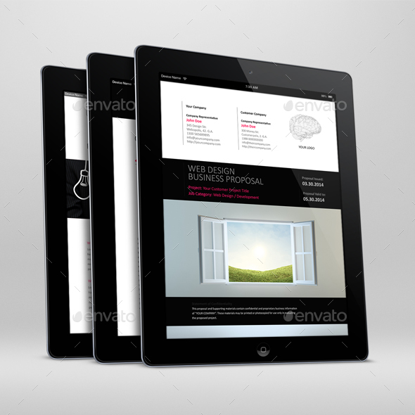 web design e proposal template us letter by keboto graphicriver