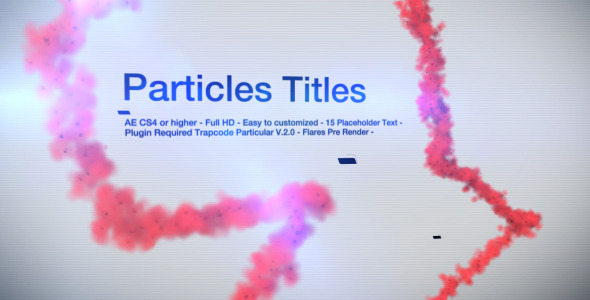 Particles Titles - VideoHive 1960496