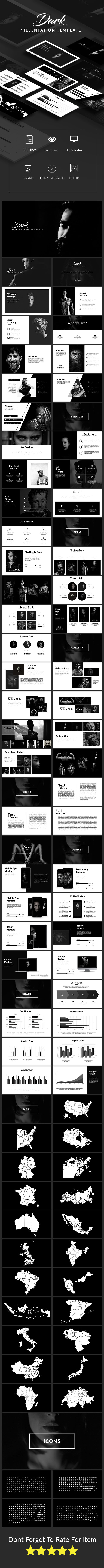 Dark Presentation Template - PowerPoint Templates Presentation Templates