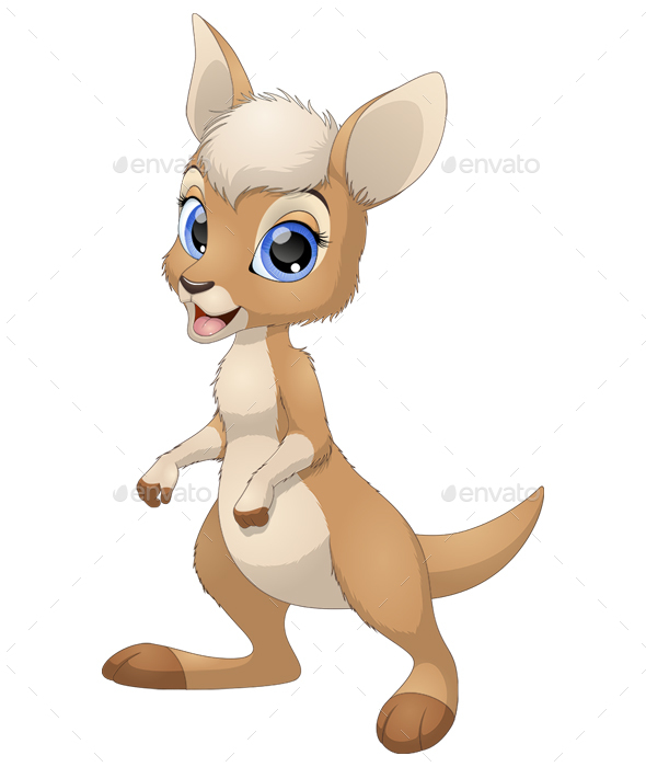 Baby Kangaroo - Animals Characters