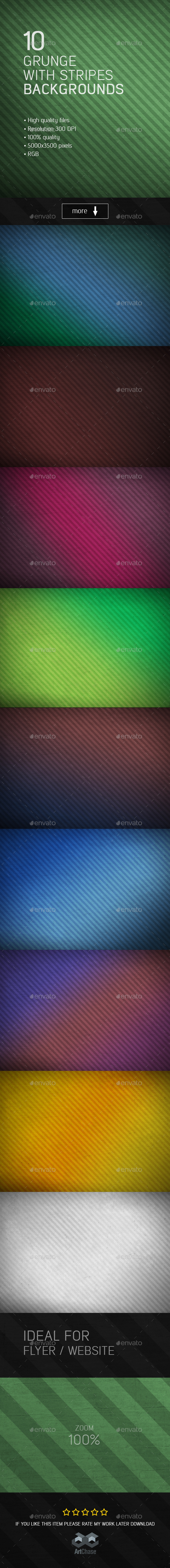 10 Grunge with Stripes Backgrounds - Urban Backgrounds