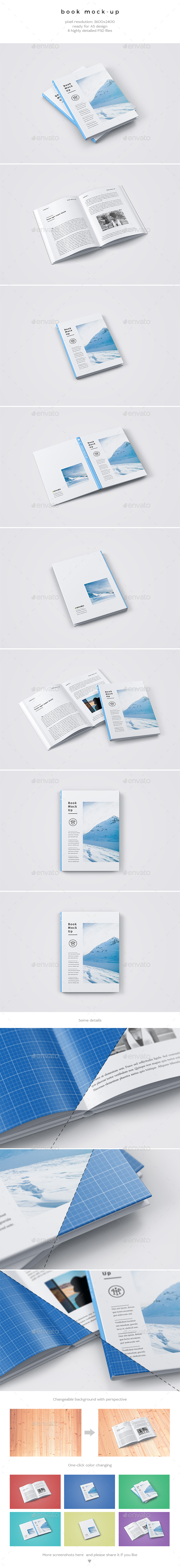 Book Mock-Up - Books Print