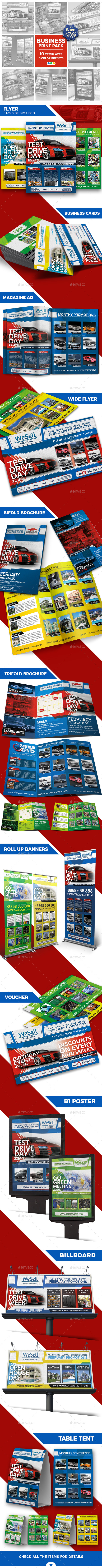 Sales and Services - Business Advertising Bundle - Print Templates