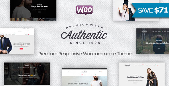 Authentic - Multipurpose Responsive WooCommerce WordPress Theme - Business Corporate
