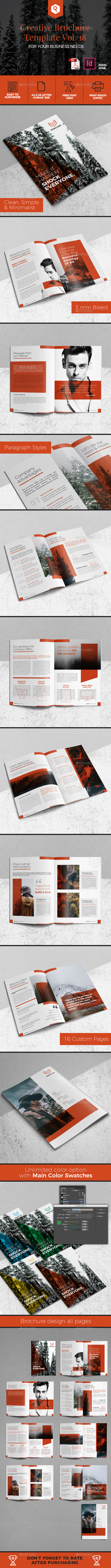 Creative Brochure Template Vol. 18 - Corporate Brochures