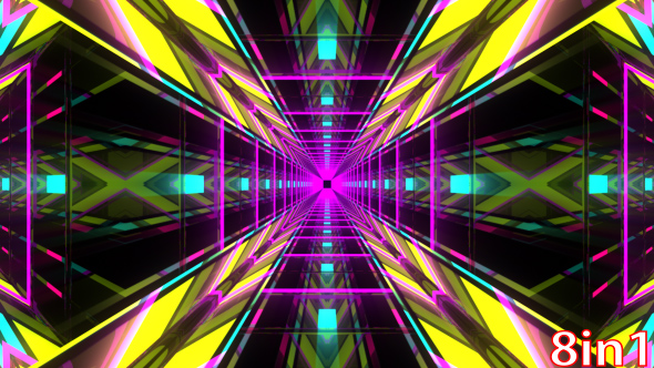 Light Tunnels VJ Loops