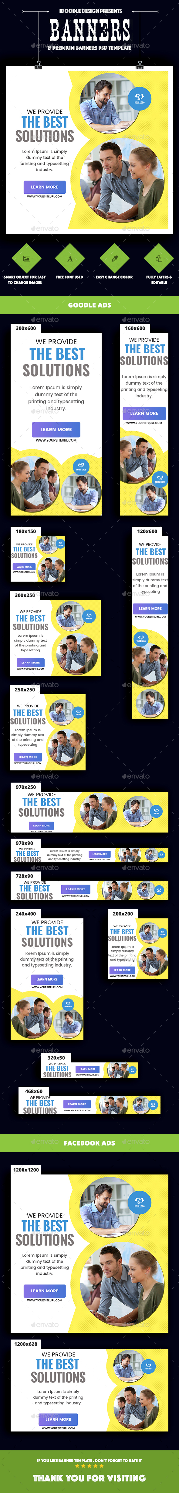 Business Banners Ad - Banners & Ads Web Elements