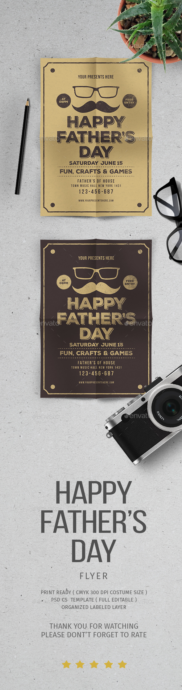Father's Day Flyer - Flyers Print Templates