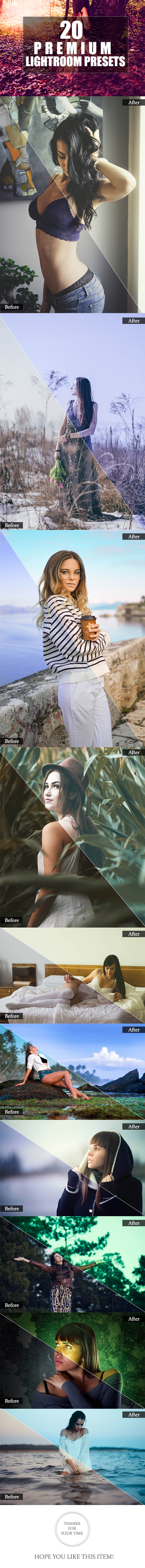 20 Premium lightroom preset - Lightroom Presets Add-ons