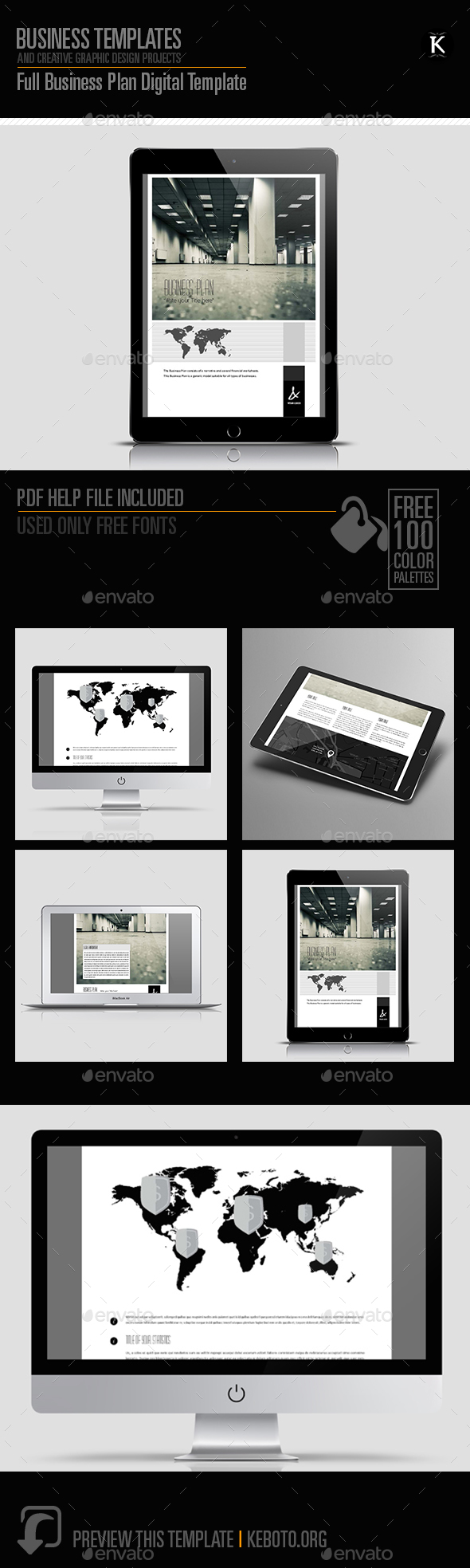 Full Business Plan Digital Template - ePublishing