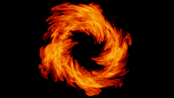 Circular Fire Ring Circle Round Flames