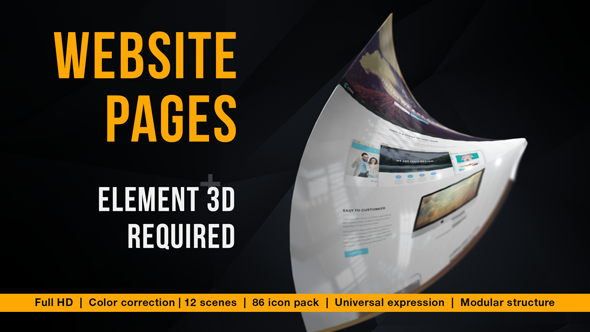 Website Pages Promo - VideoHive 20034235