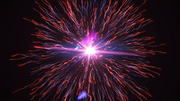 Explosion Particle Light Background, Motion Graphics | VideoHive