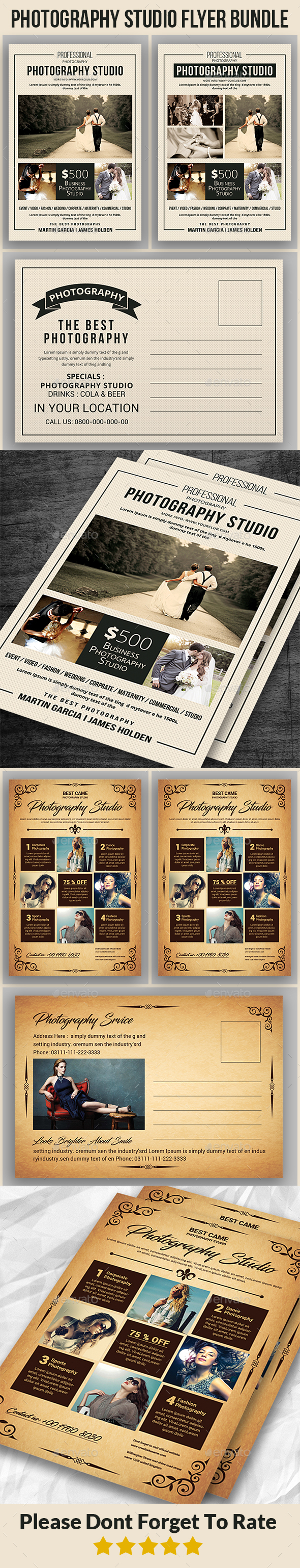 Photography Flyer Bundle - Corporate Flyers