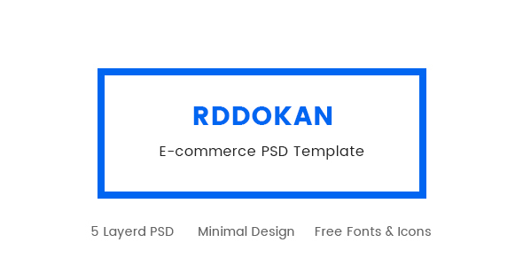 RDDokan PSD Template