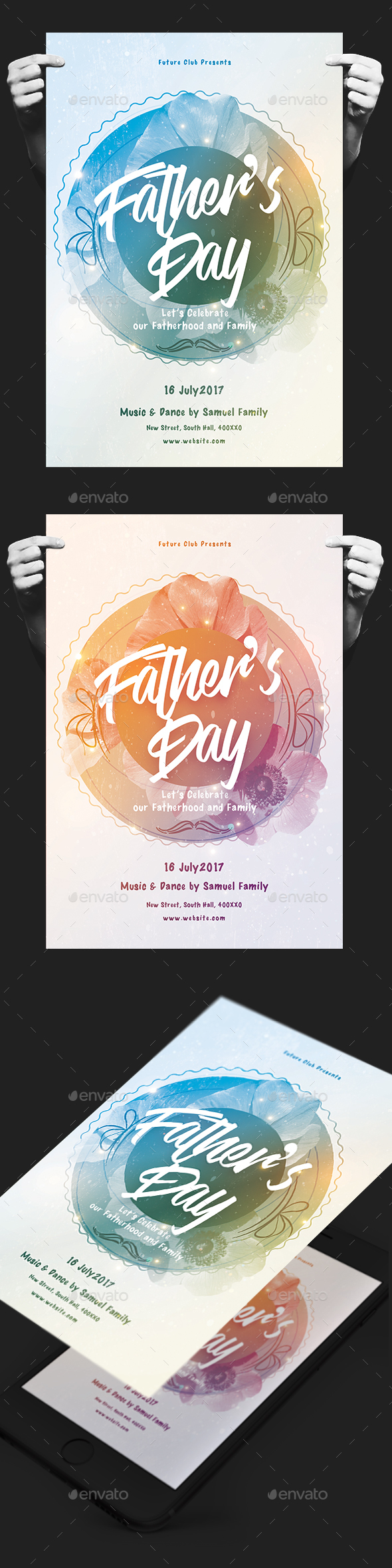 Father's Day Celebration Event - Events Flyers