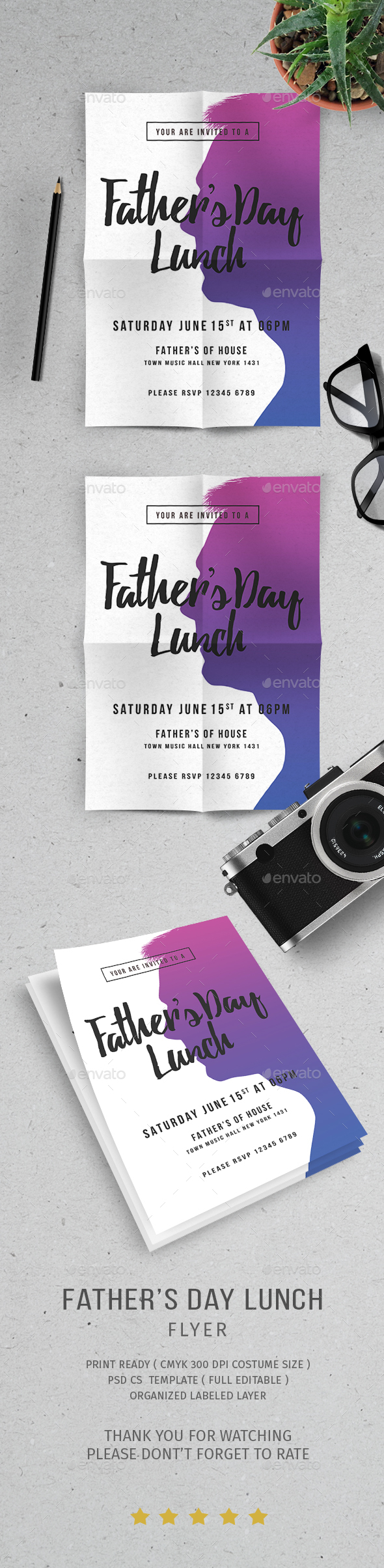 Father's Day Lunch - Events Flyers