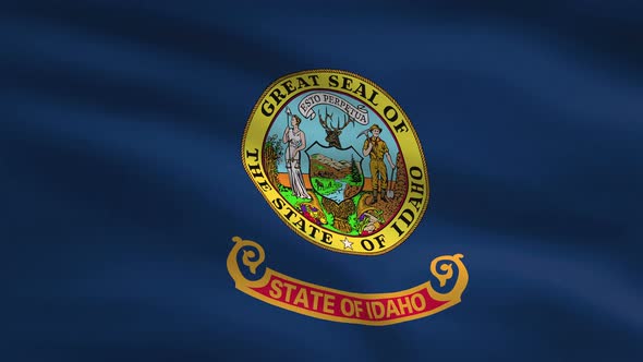 Idaho State Flag Background 4K alt