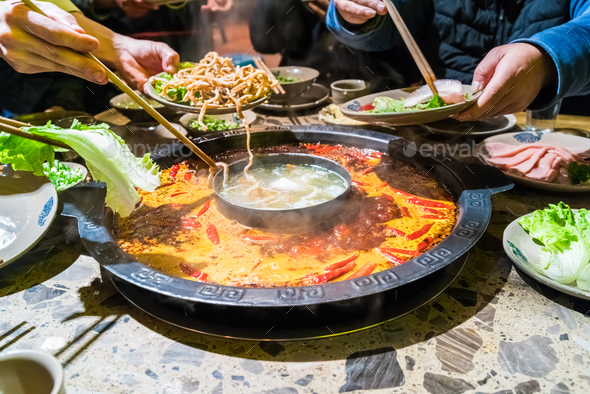chengdu hot pot, sichuan chafing dish Stock Photo by chuyu2014 | PhotoDune