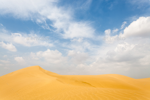 desert dunes background - Stock Photo - Images