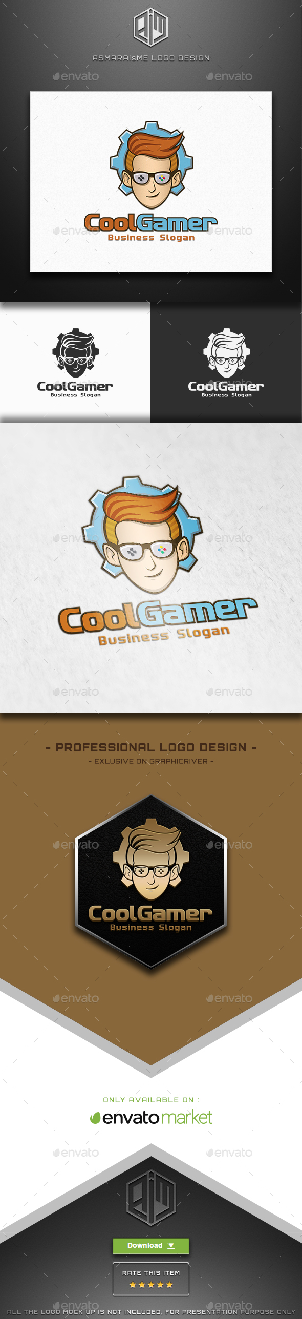 Cool Gamer Logo